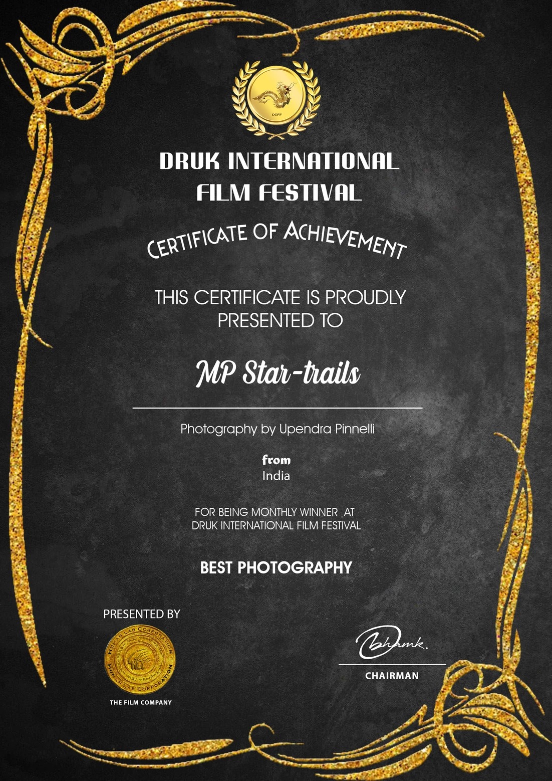 Druk Festival Award