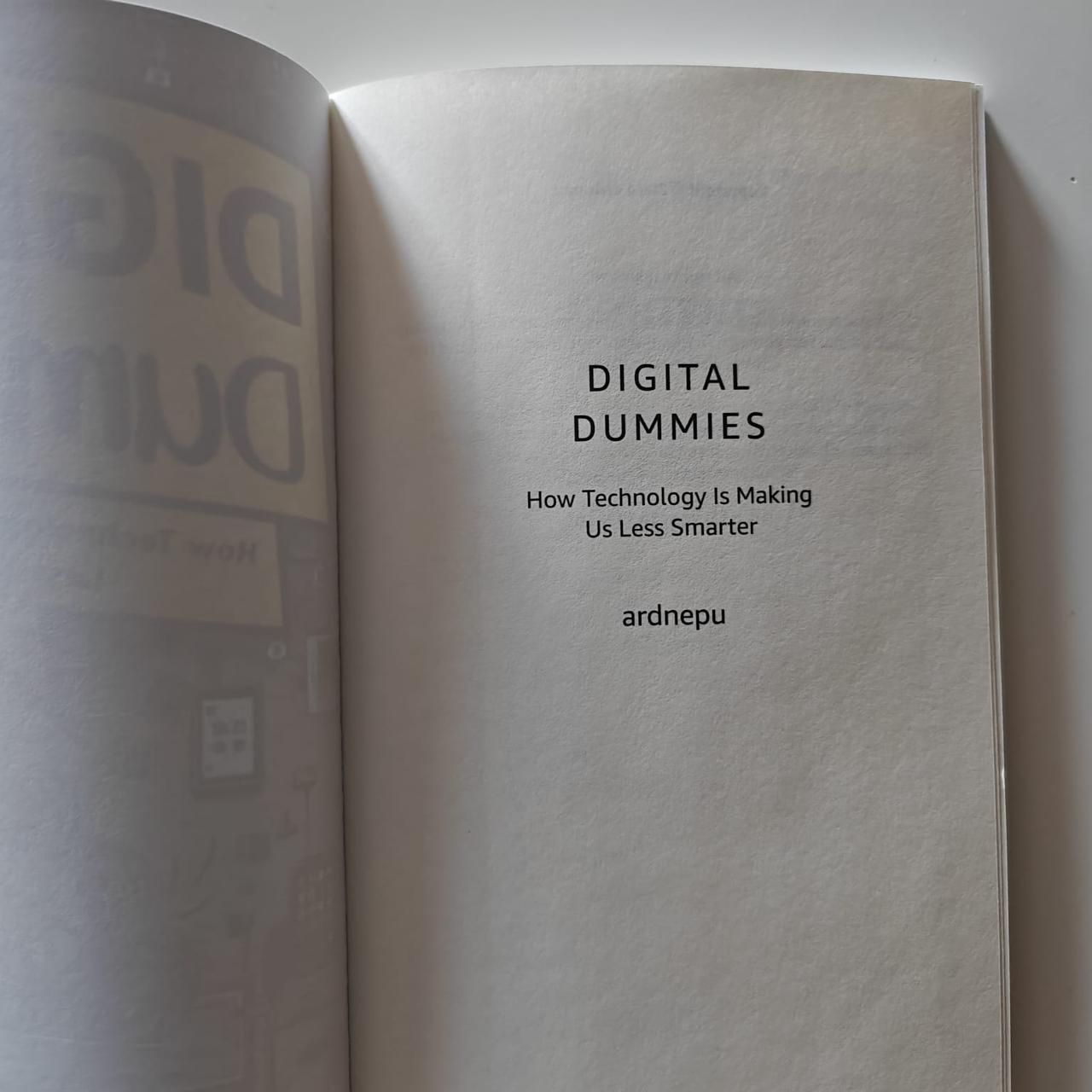 Digital Dummies book title page