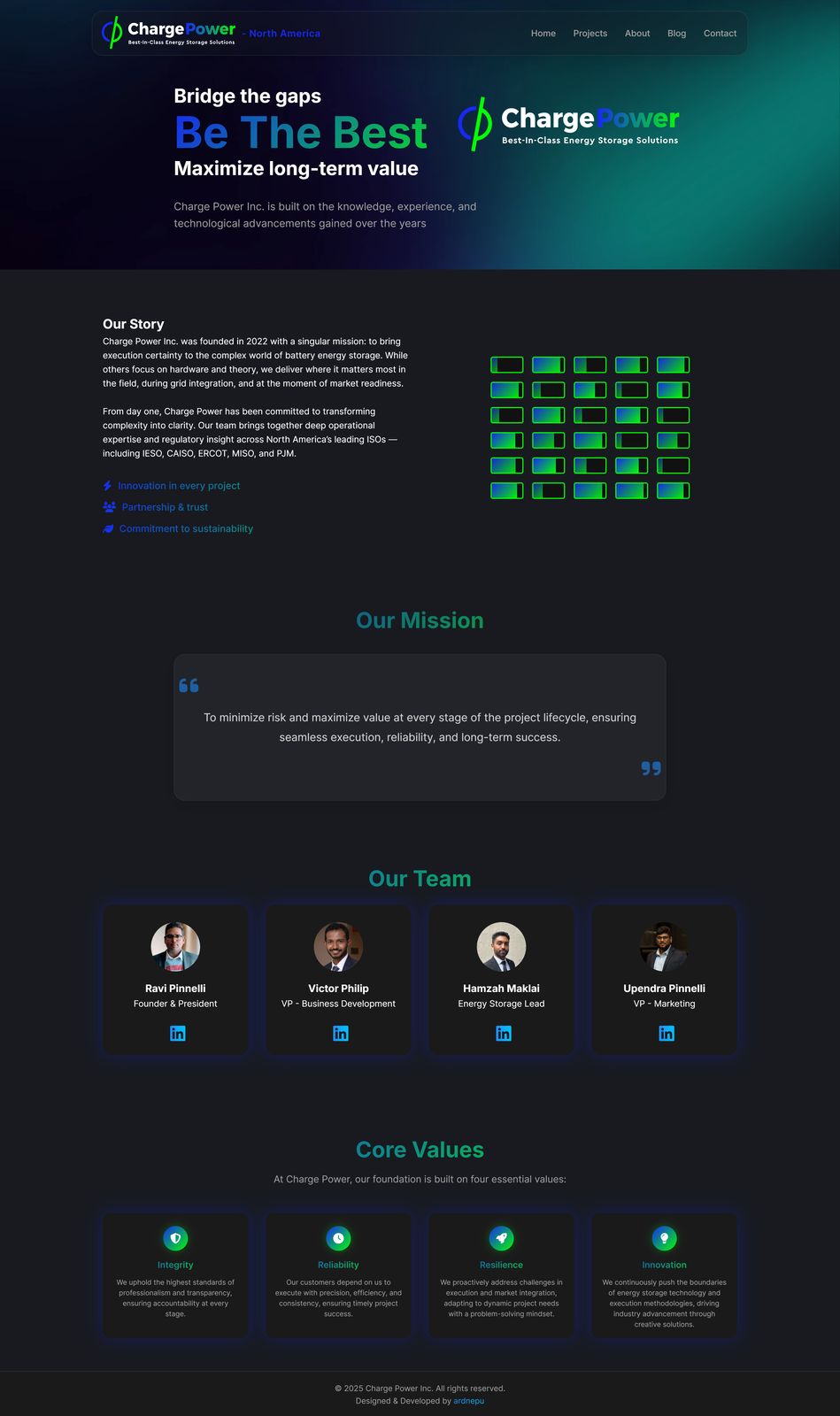 Charge Power Inc. screenshot