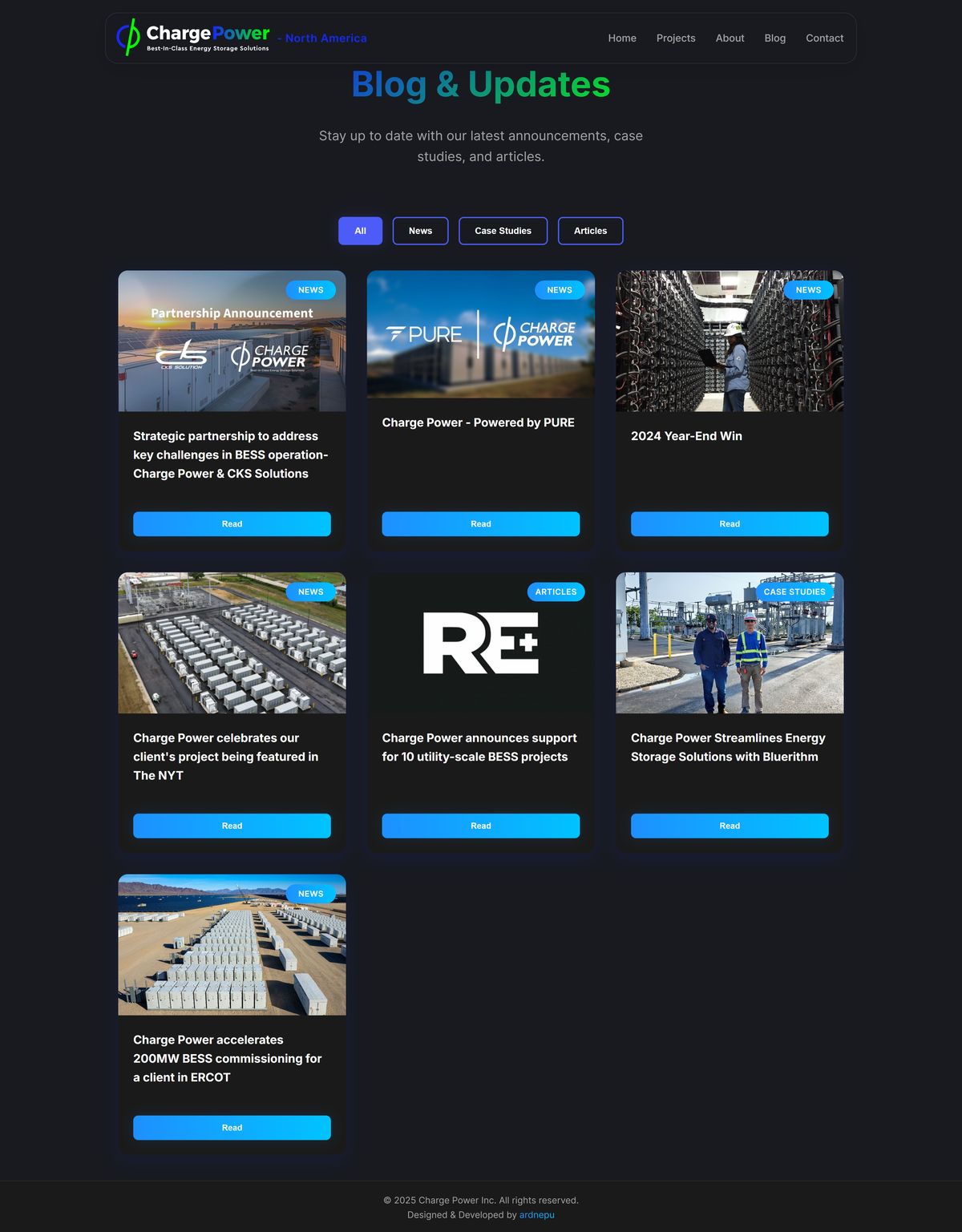 Charge Power Inc. screenshot