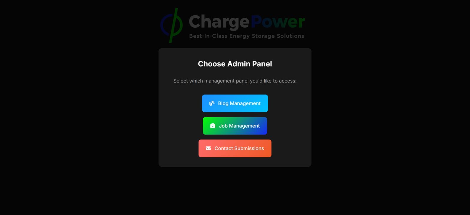 Charge Power Inc. screenshot