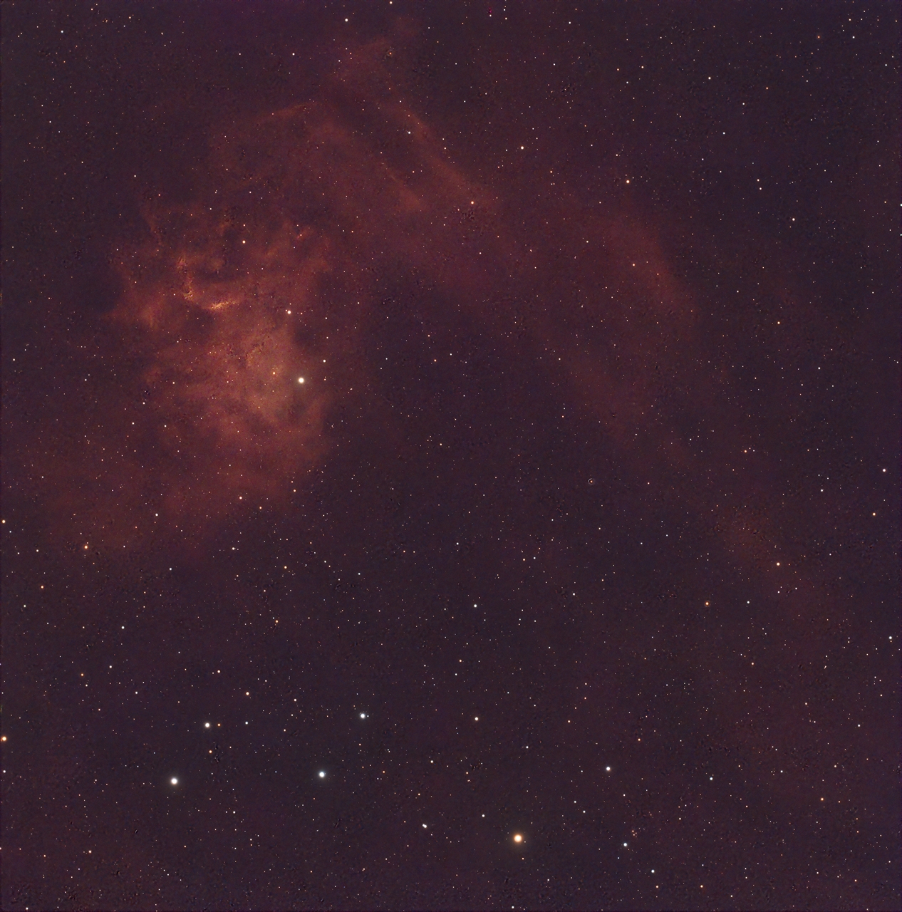 Flaming Star Nebula